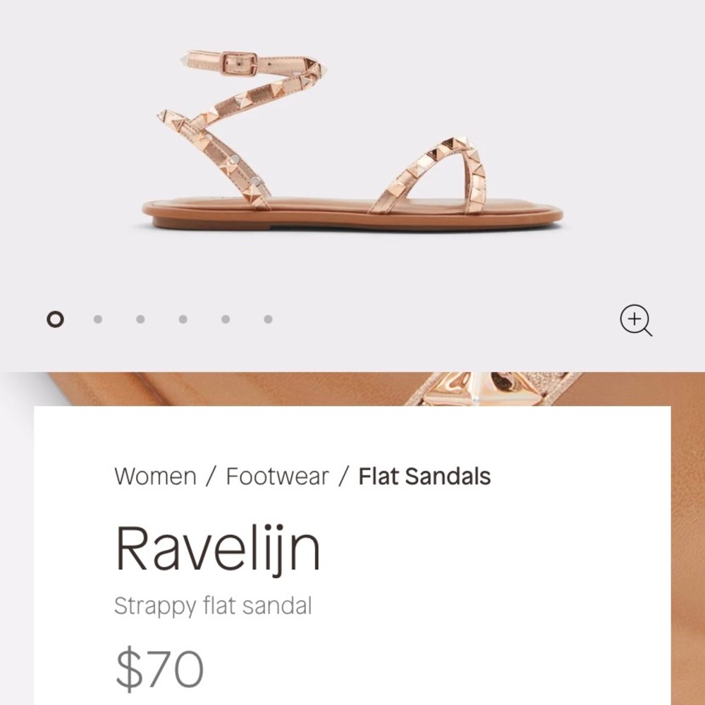 Aldo flat sandals